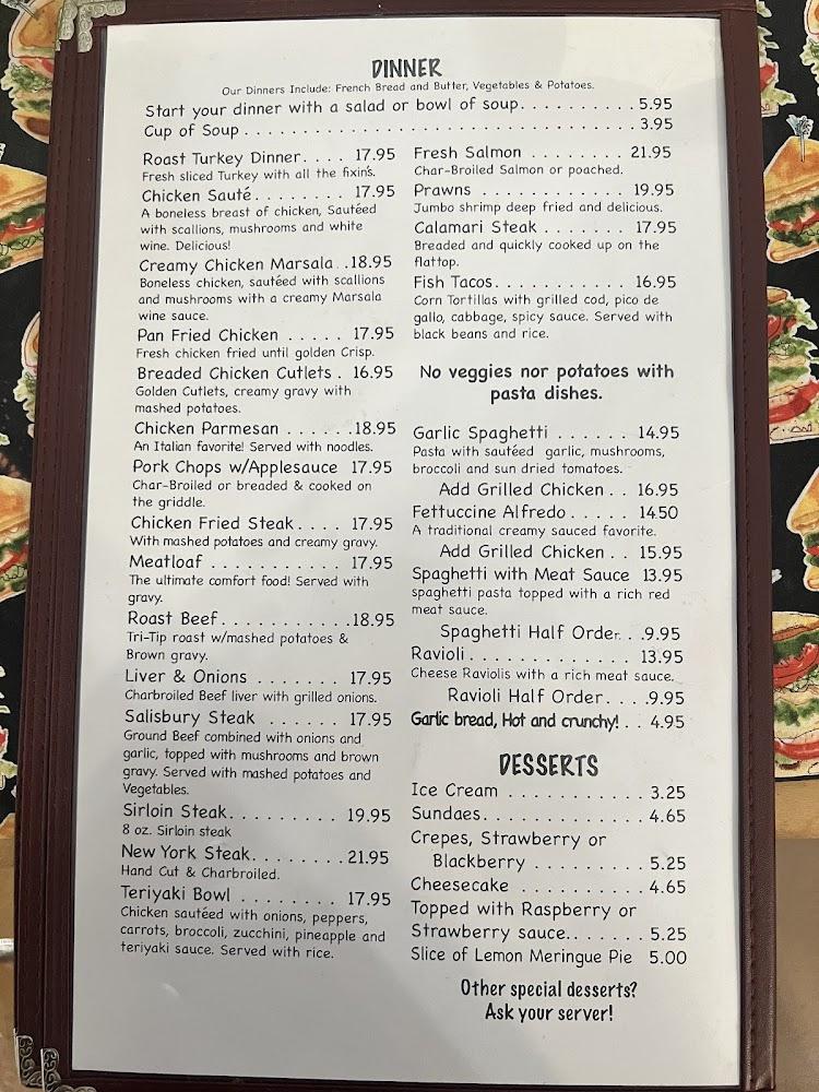Zini's Diner Cheeseburger